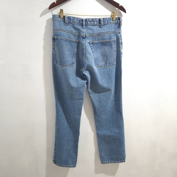Work King | Men's Blue Jeans Straight Leg 32x30 - Picture 6 of 10